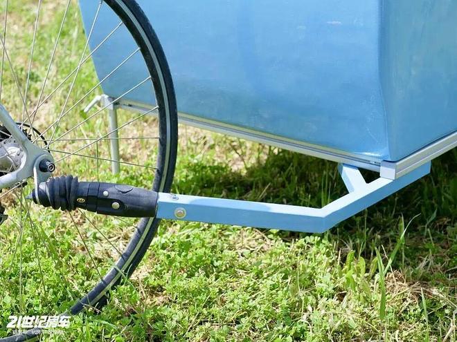 浪漫！Nirvana Van自行车移动小窝新葡京娱乐29万元起54kg水滴房车的法式(图1)