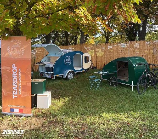 浪漫！Nirvana Van自行车移动小窝新葡京娱乐29万元起54kg水滴房车的法式(图2)