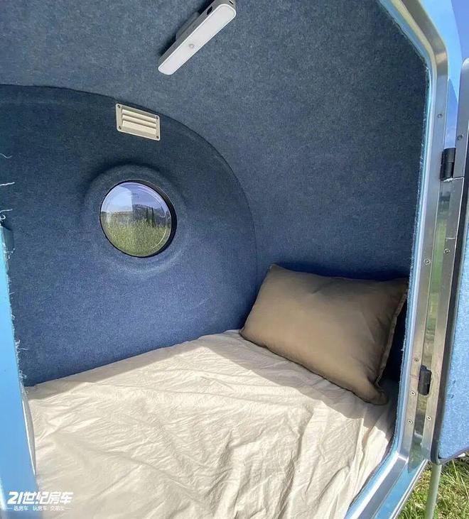 浪漫！Nirvana Van自行车移动小窝新葡京娱乐29万元起54kg水滴房车的法式(图12)